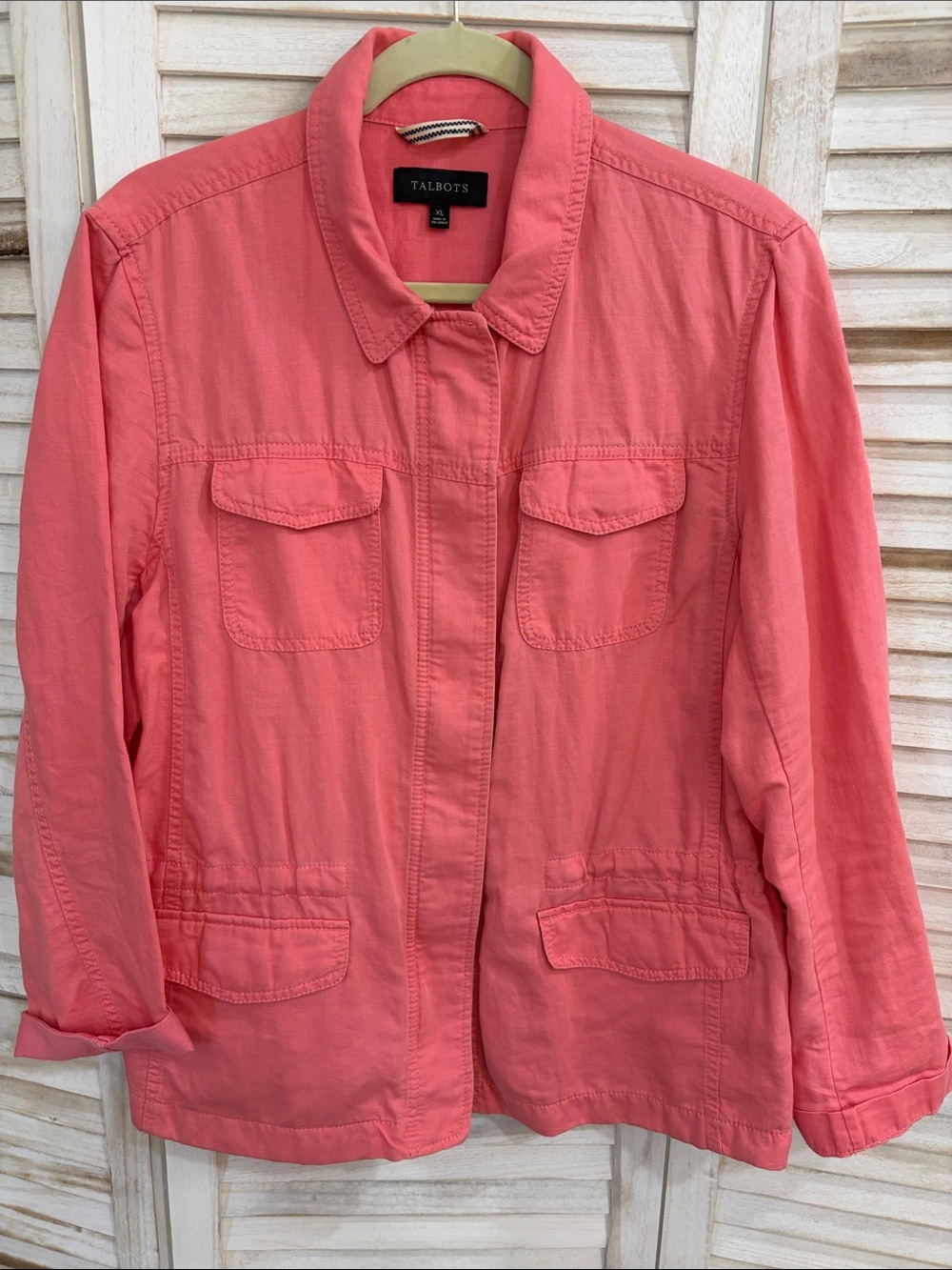Talbots Coral Utility Jacket